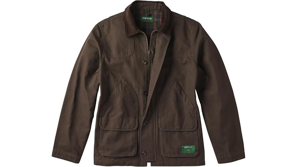 orvis waxed field coat