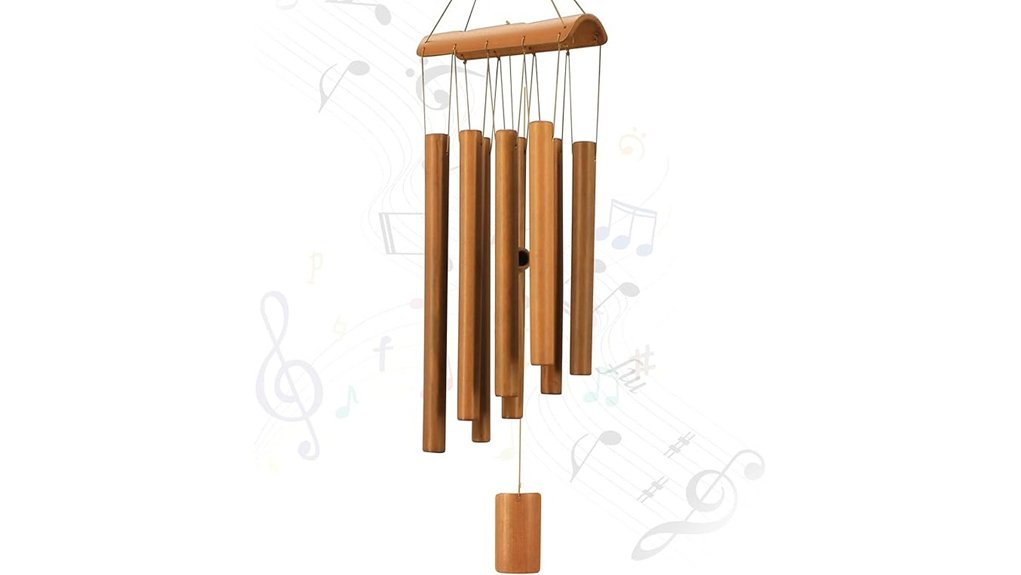 outdoor bamboo sympathy windchimes