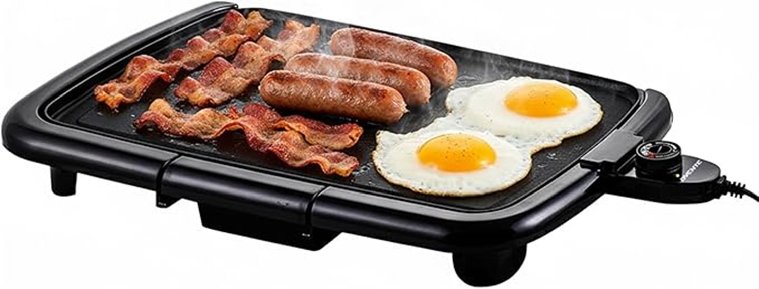 ovente 16 inch electric griddle