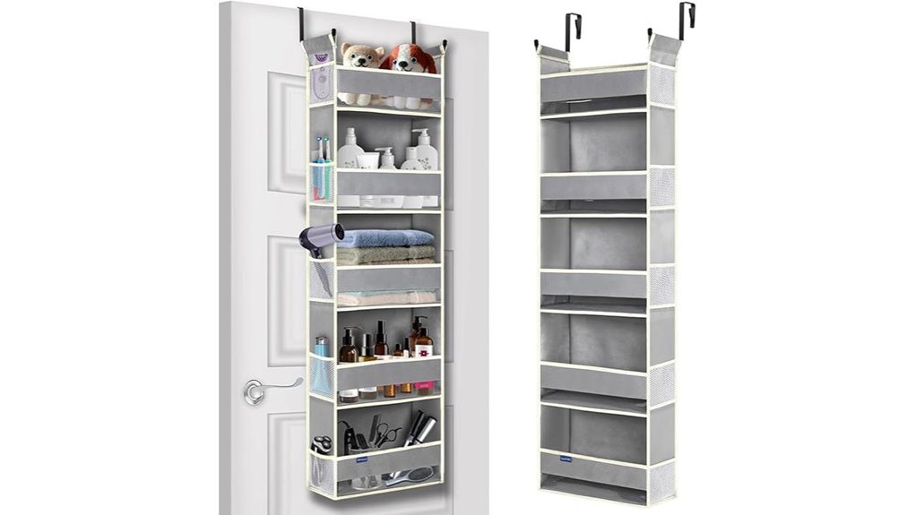 over the door five shelf organizer