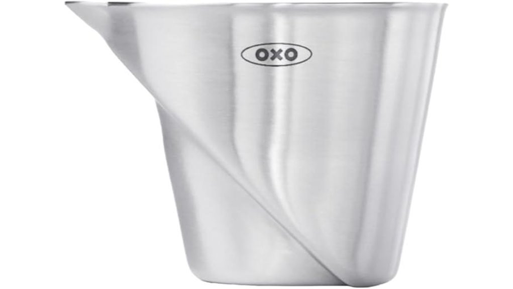 oxo steel angled jigger