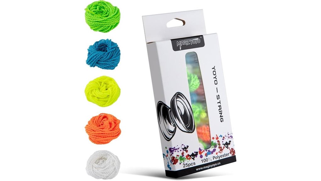 pack of 25 polyester strings