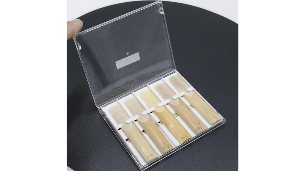 pack of 2 5 strength clarinet reeds