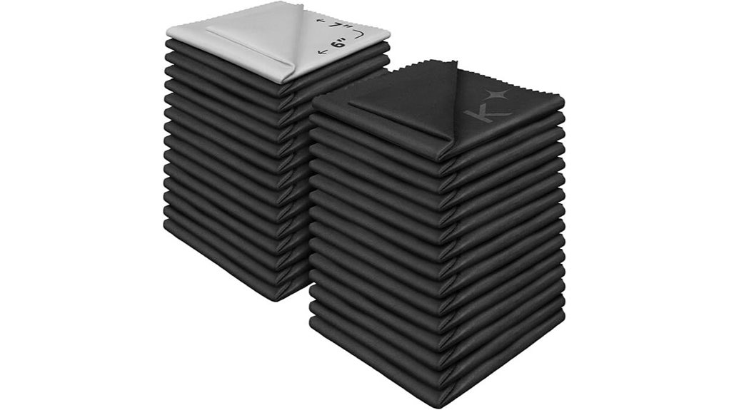 pack of 30 microfiber cleaning cloths