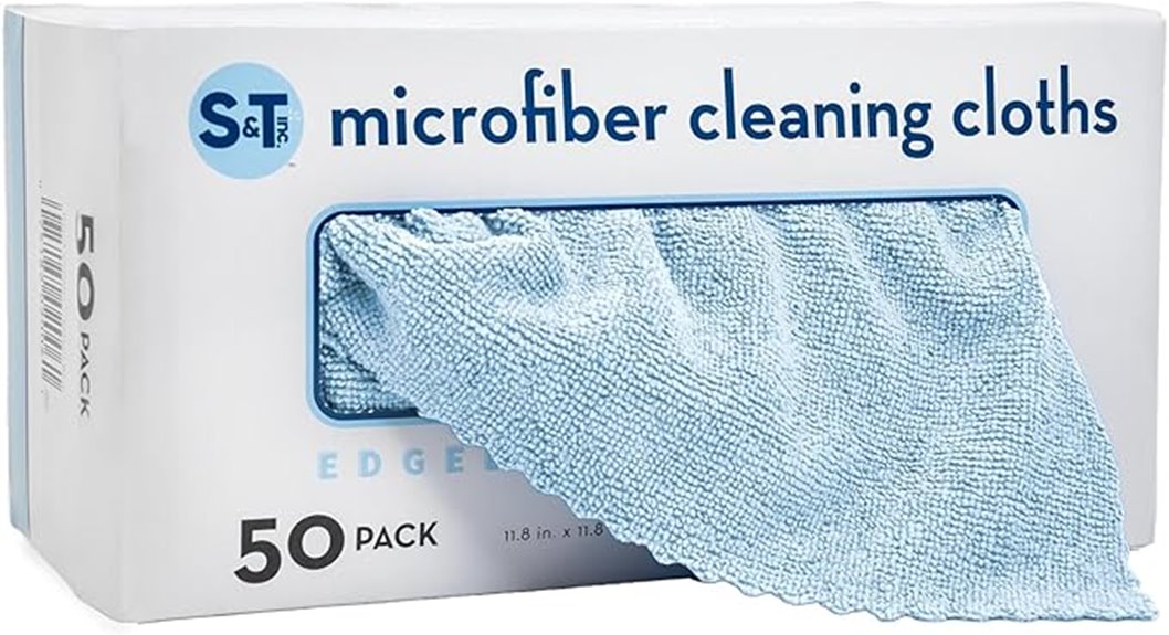 pack of fifty 11 8 microfiber cloths
