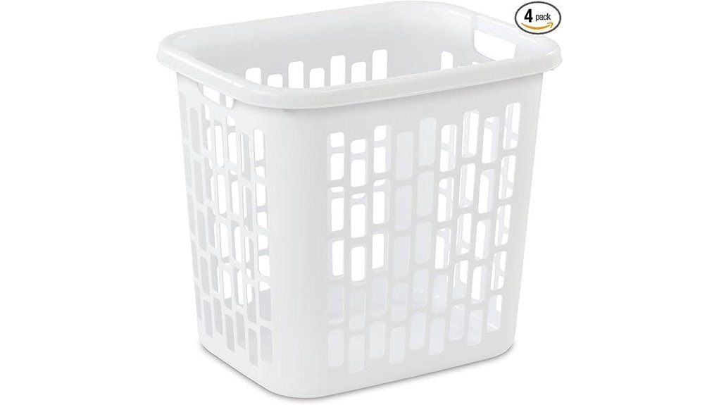 pack of four laundry hampers
