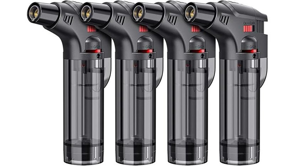 pack of jet torch lighters