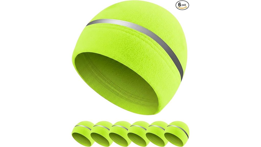 pack of reflective safety beanies