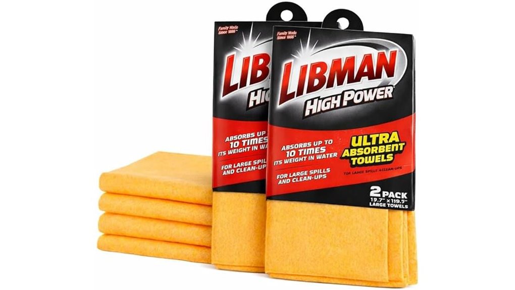 pack of super absorbent shammy towels