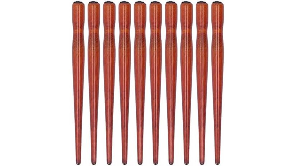 pack of ten wooden nibs