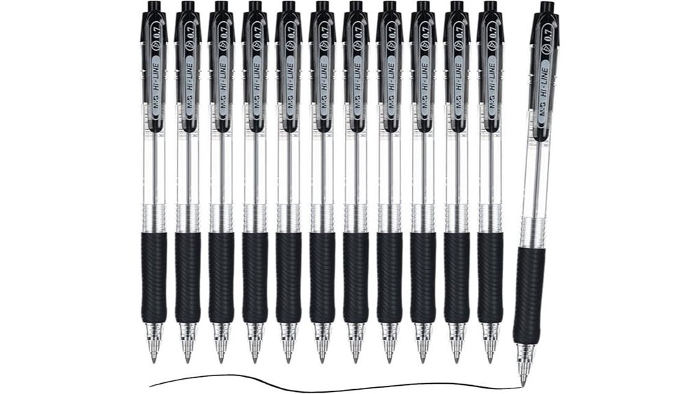 pack of twelve 0 7mm ballpoints
