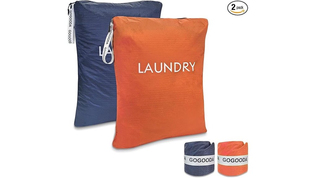 packable splash resistant laundry organizer