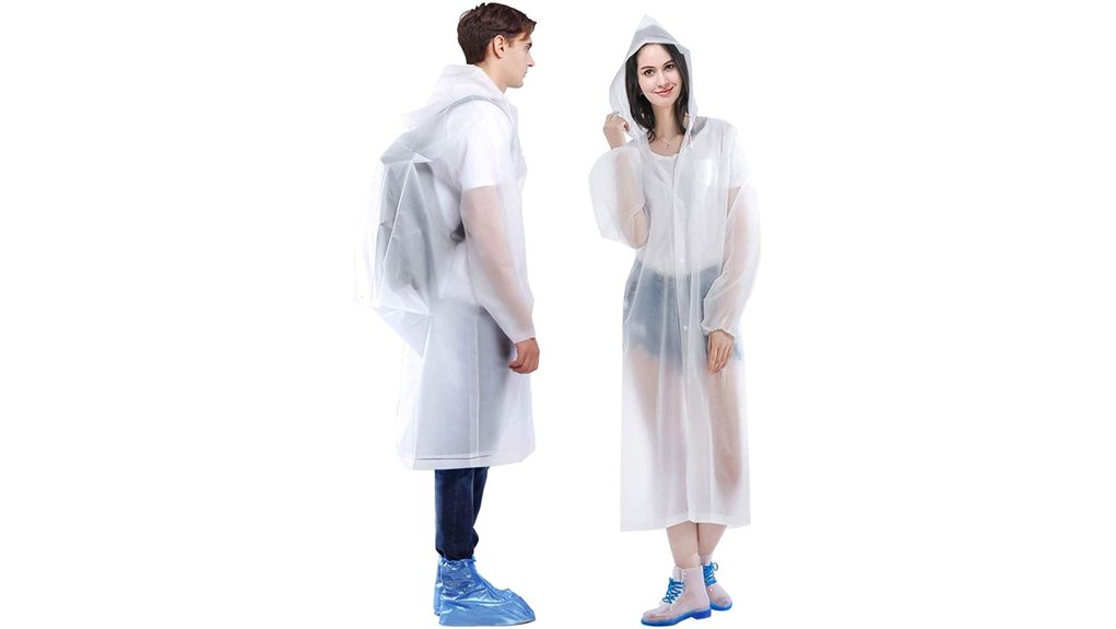 packable two pack adult ponchos