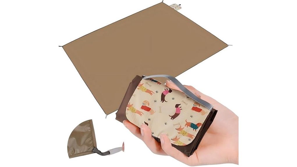 packable waterproof sandproof picnic blanket