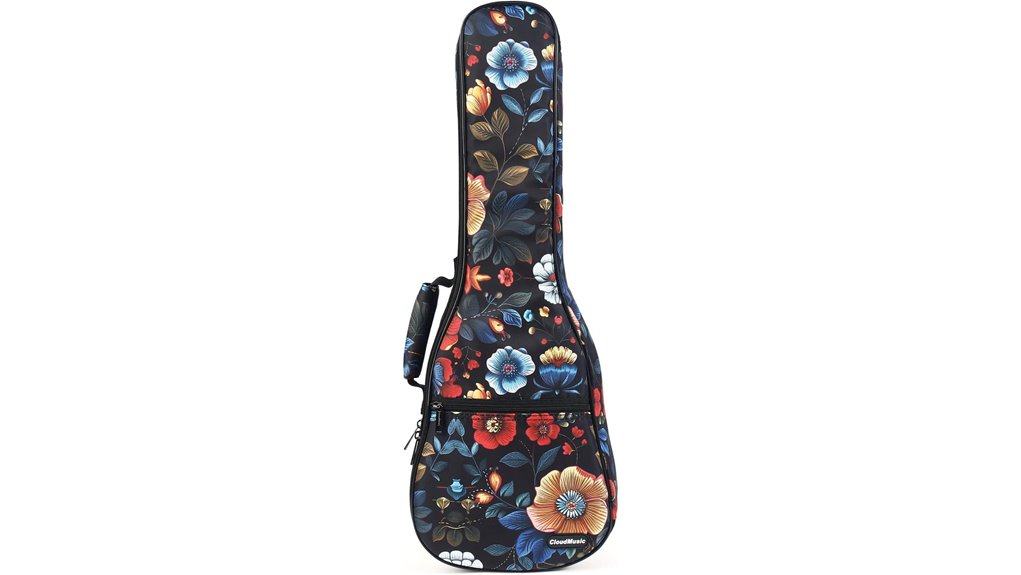 padded 23 inch concert ukulele gigbag