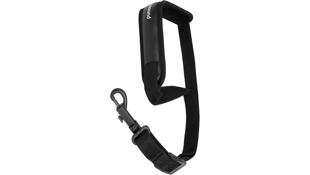 padded leather saxophone neckstrap