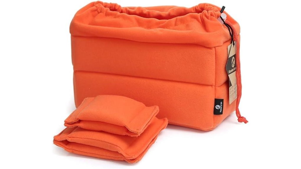 padded shockproof adjustable camera insert