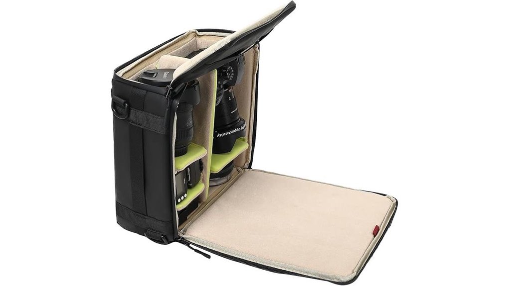 padded shockproof dual opening lens