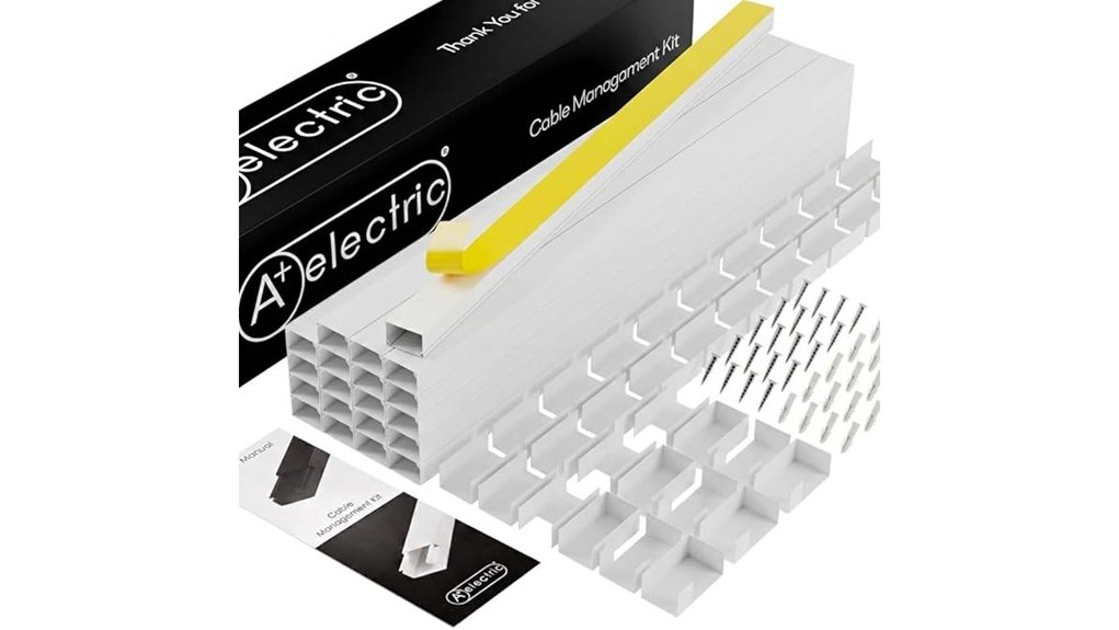 paintable white cable raceway