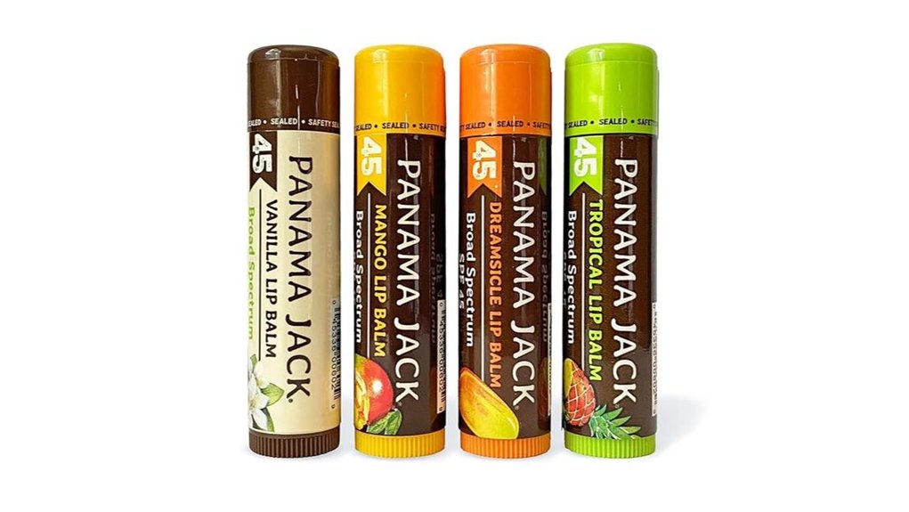 panama jack spf45 flavored lip balm