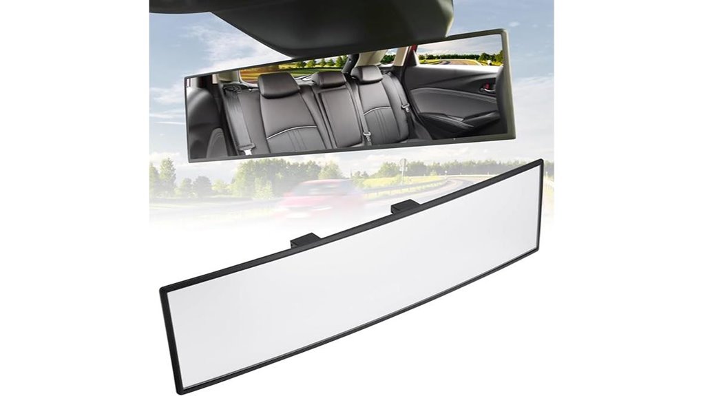 panoramic 11 8 clip on rearview