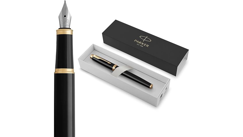 parker im black fine fountain