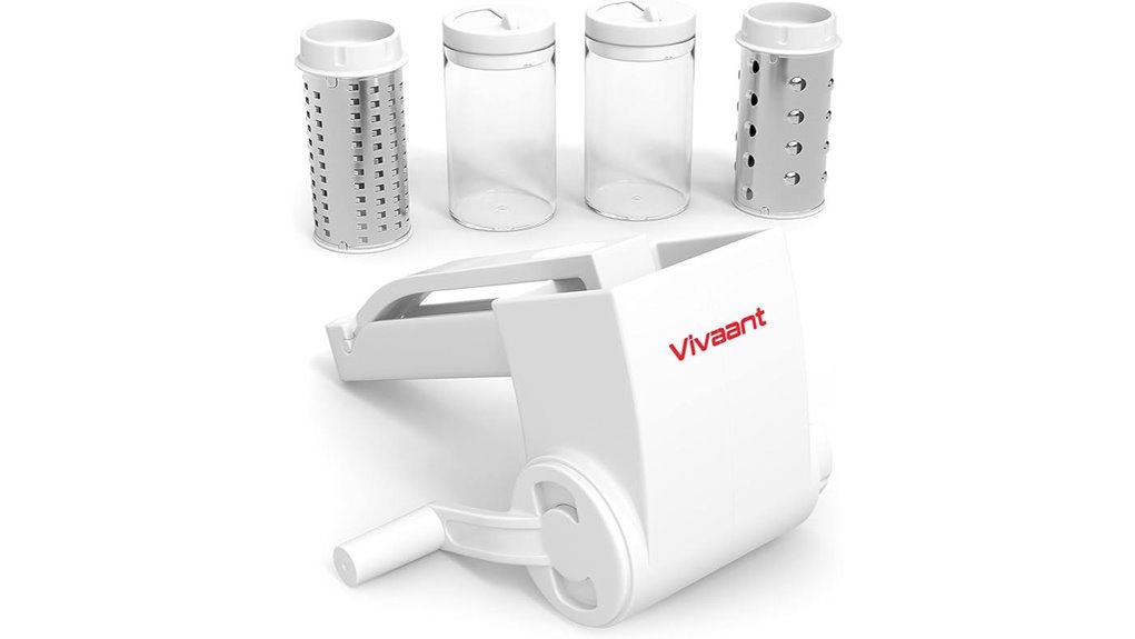 parmesan hand crank dishwasher safe grater