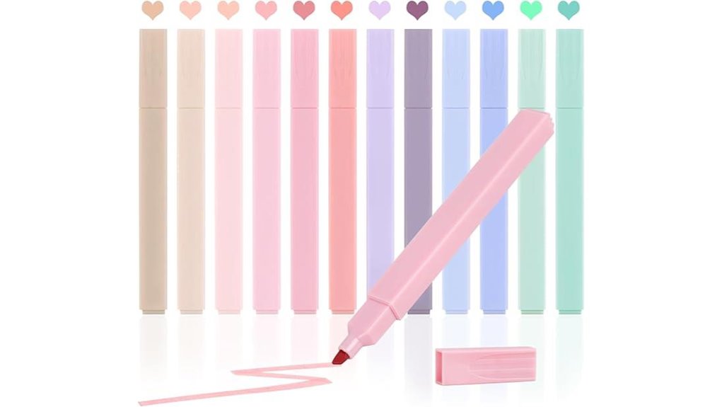 pastel 12 pack bible highlighters