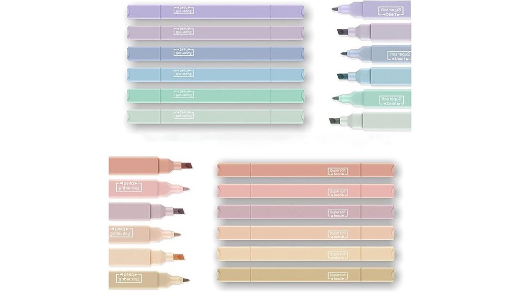 pastel no bleed highlighter set