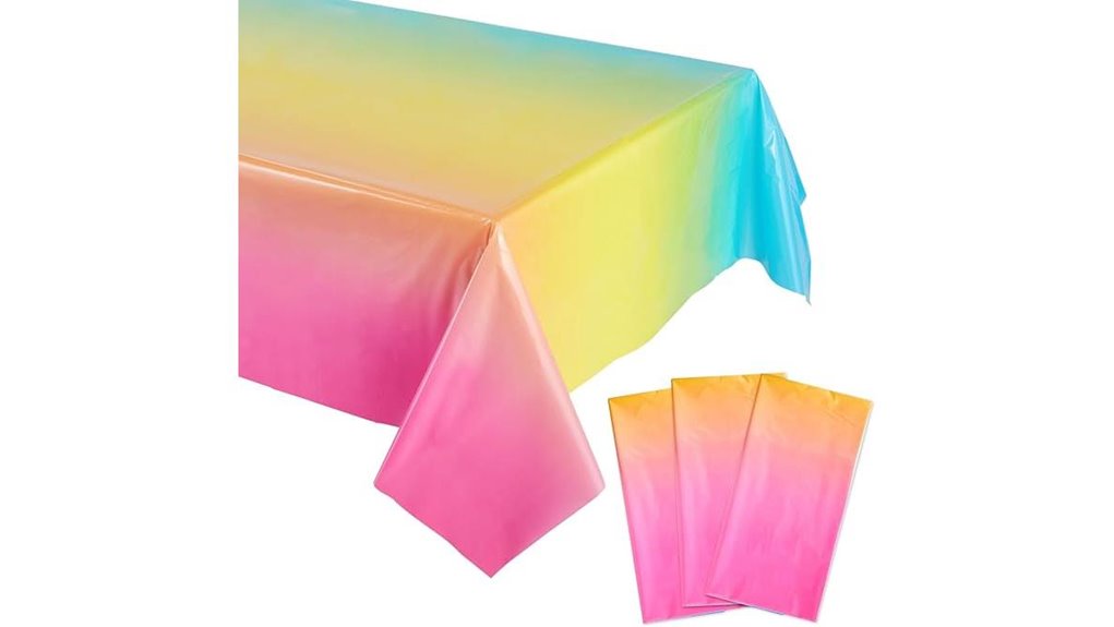 pastel ombre tablecloths 3