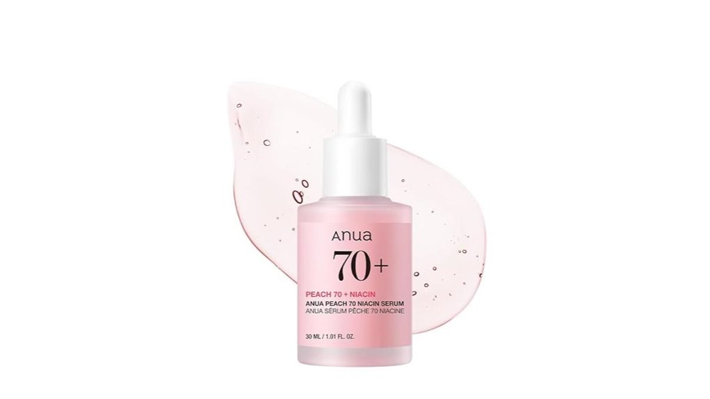 peach niacinamide glow serum