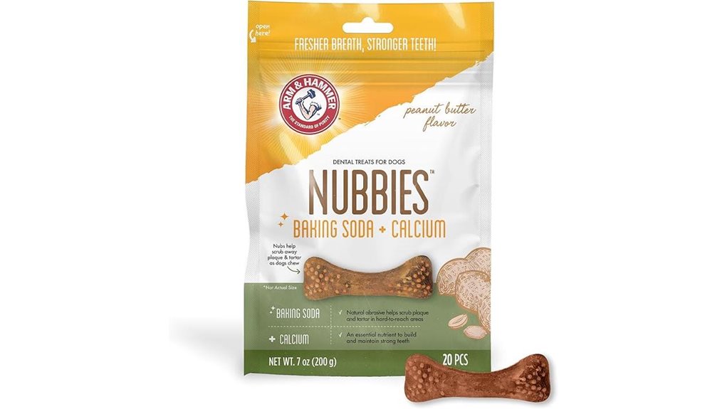 peanut butter dental dog treats