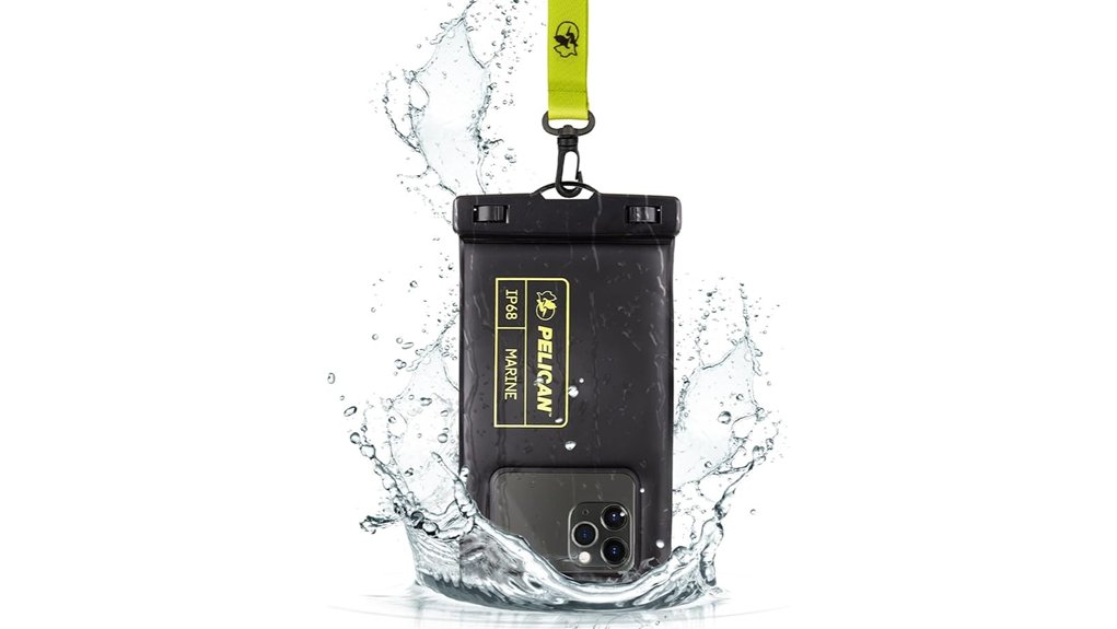 pelican ip68 waterproof floating pouch