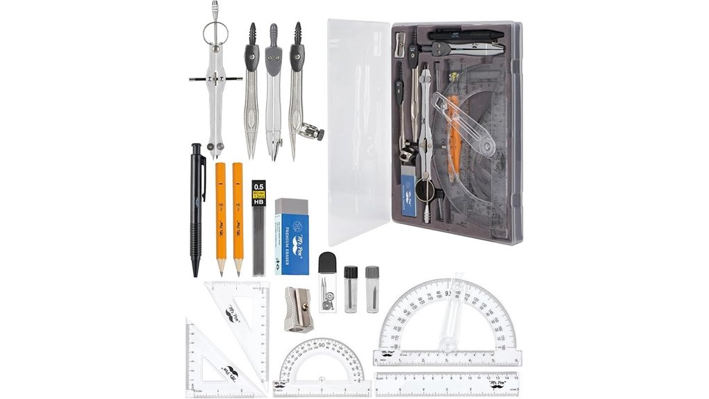 pen 15 piece geometry set