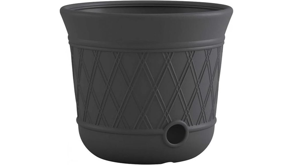 peppercorn suncast lattice hose pot