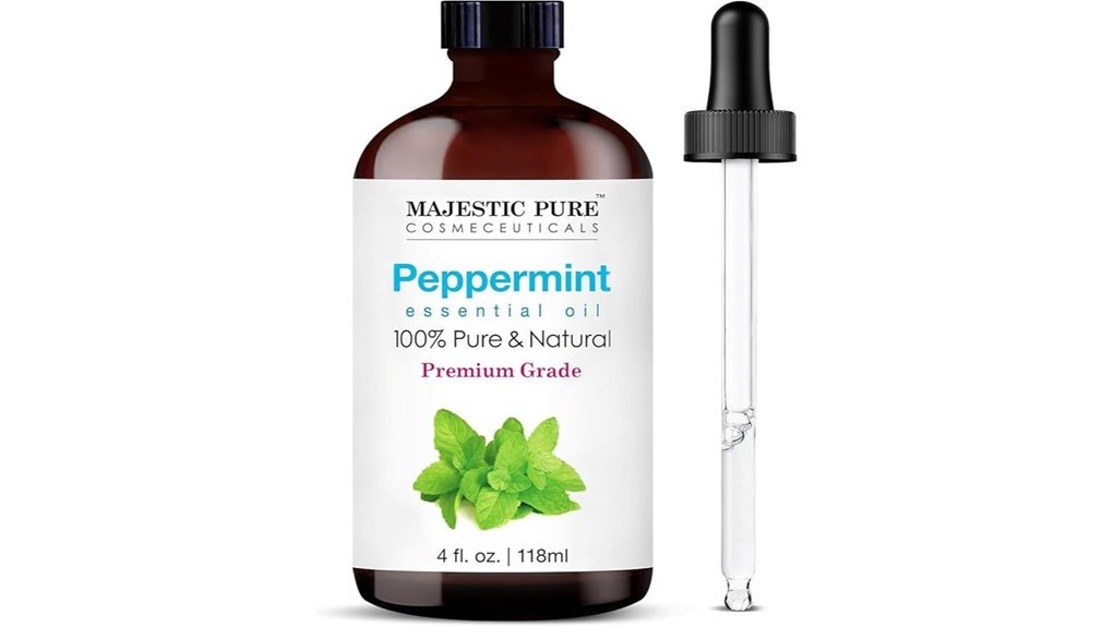 peppermint essential oil dropper
