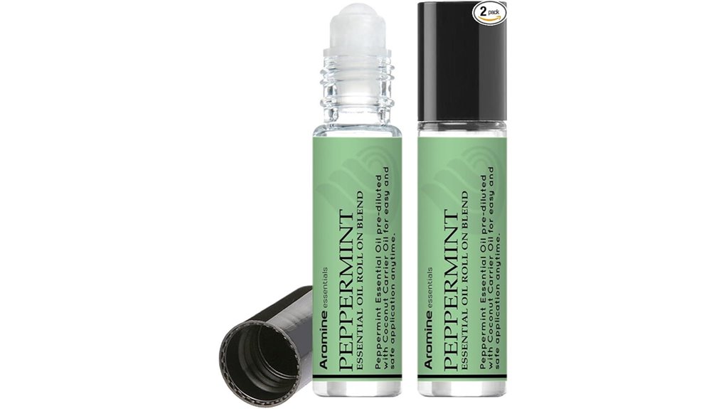 peppermint essential oil roll on