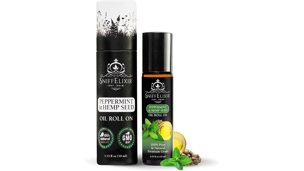 peppermint essential oil roll on