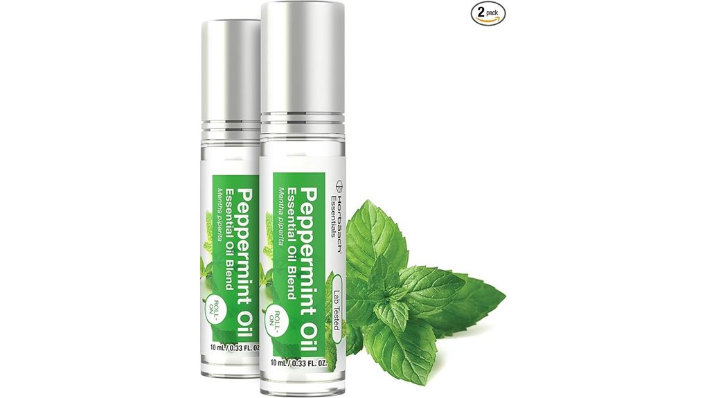 peppermint essential oil roll on