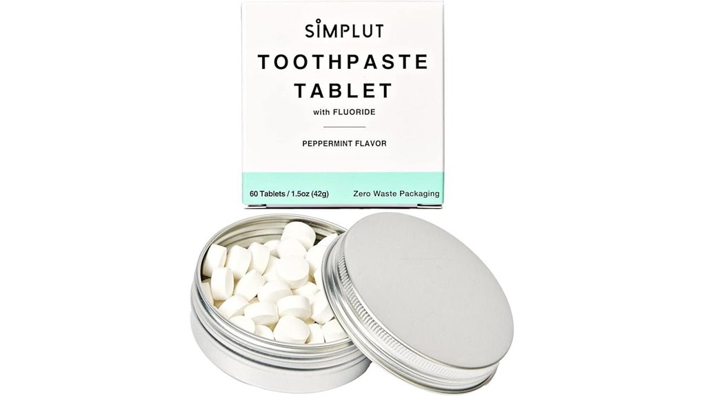 peppermint fluoride chewable toothpaste