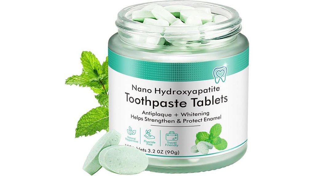 peppermint hydroxyapatite toothpaste tablets