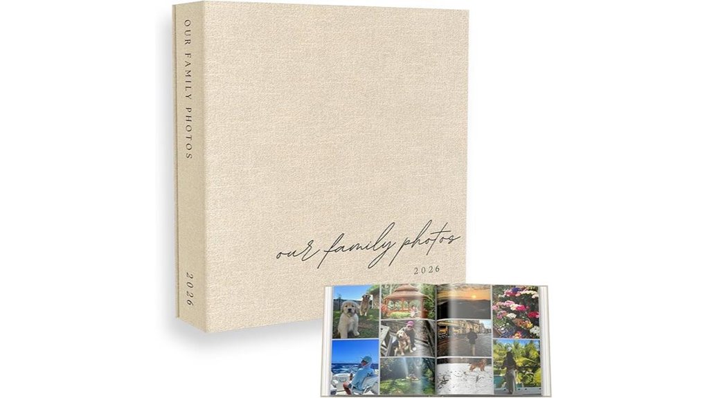 personalized 4x6 linen album