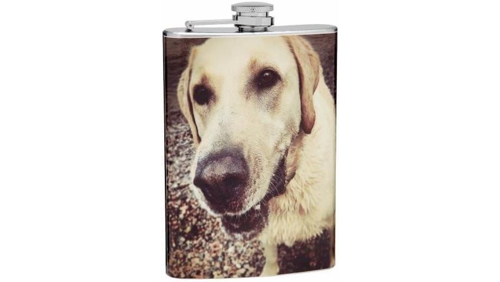 personalized 8oz stainless flask