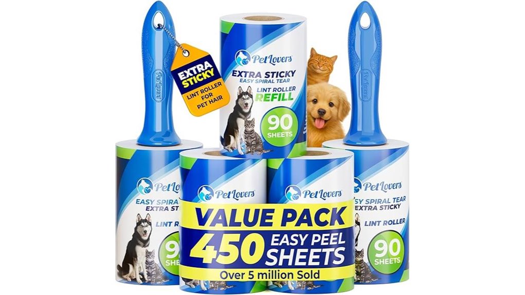 petlovers extra sticky lint rollers