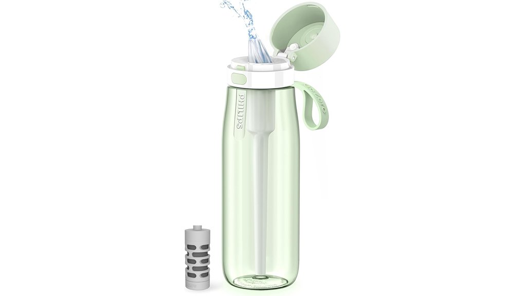 philips gozero 22oz green filtered