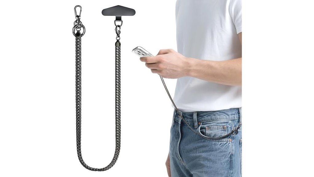 phone lanyard with chain
