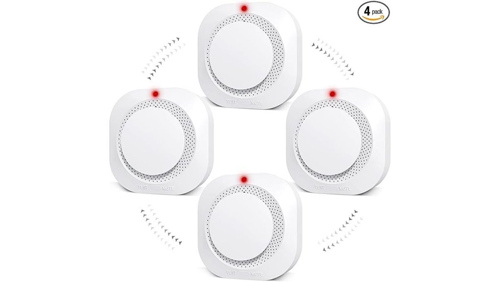 photoelectric battery operated smoke detectors