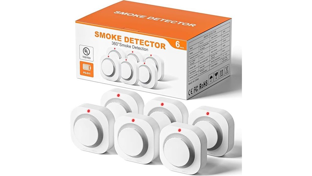 photoelectric battery smoke alarms
