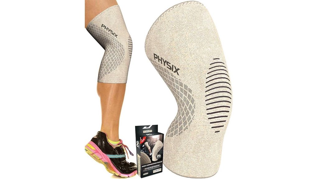physix gear knee compression sleeve