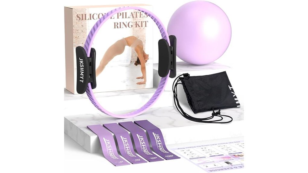 pilates ring with accessories